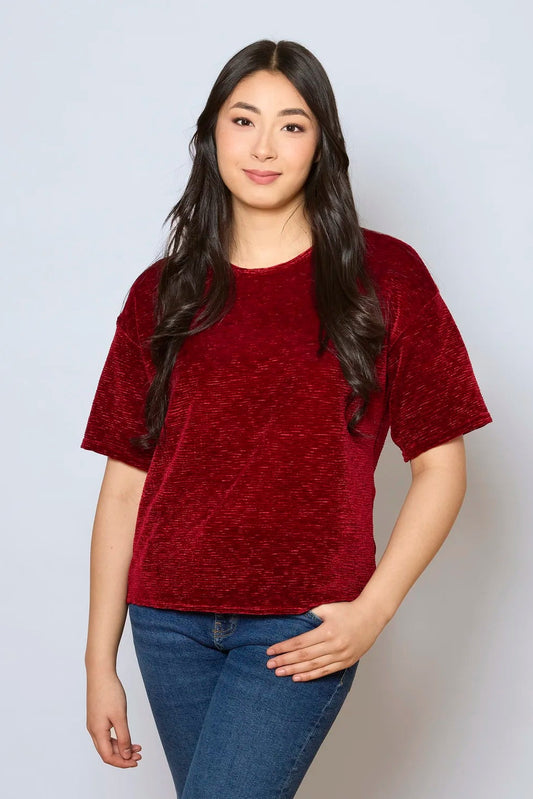 Whitney Velvet Top
