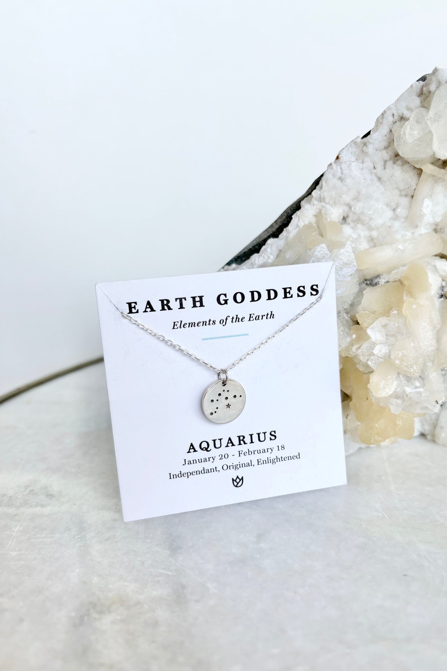 Sterling Silver Astria Zodiac Necklace