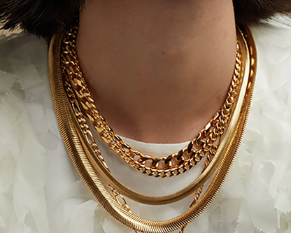 Snake Wheat Stainless Steel Waterproof Necklace