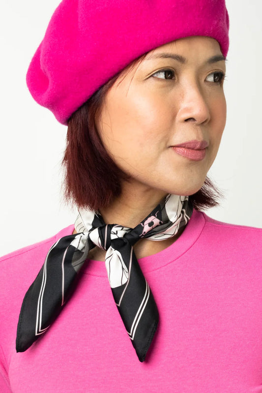 Black Fig Silk Neckerchief