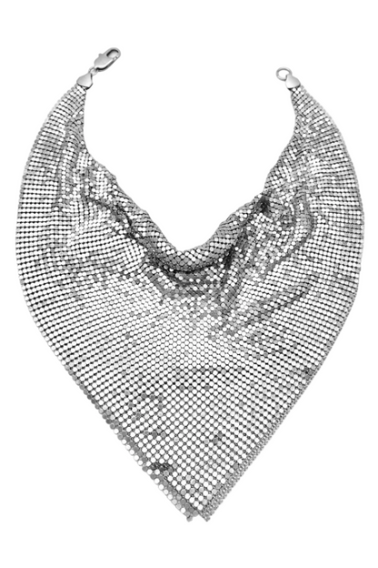 Chain Mail Bandana Scarf Necklace | PVD Waterproof 