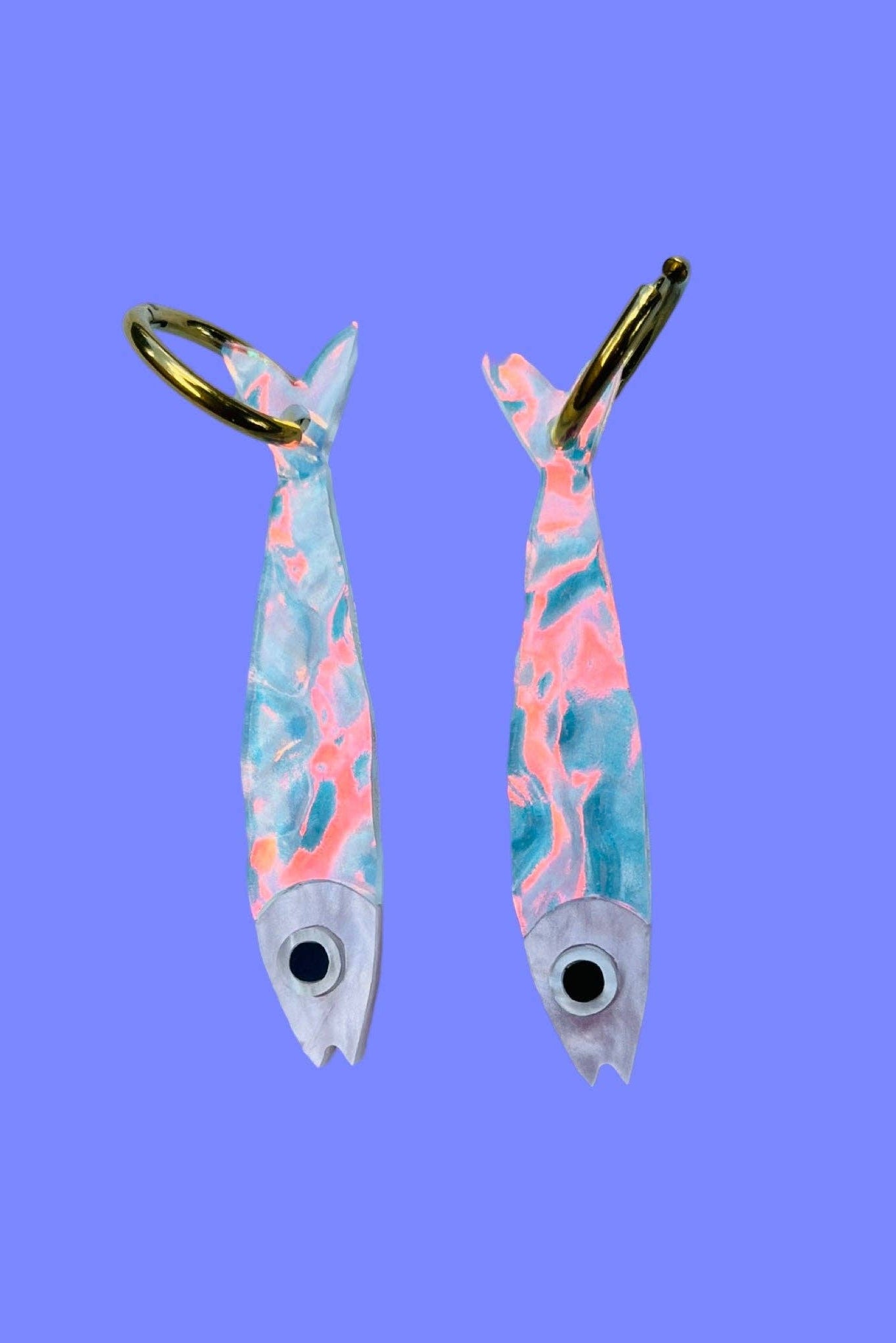Sardine Earrings- Iridescent