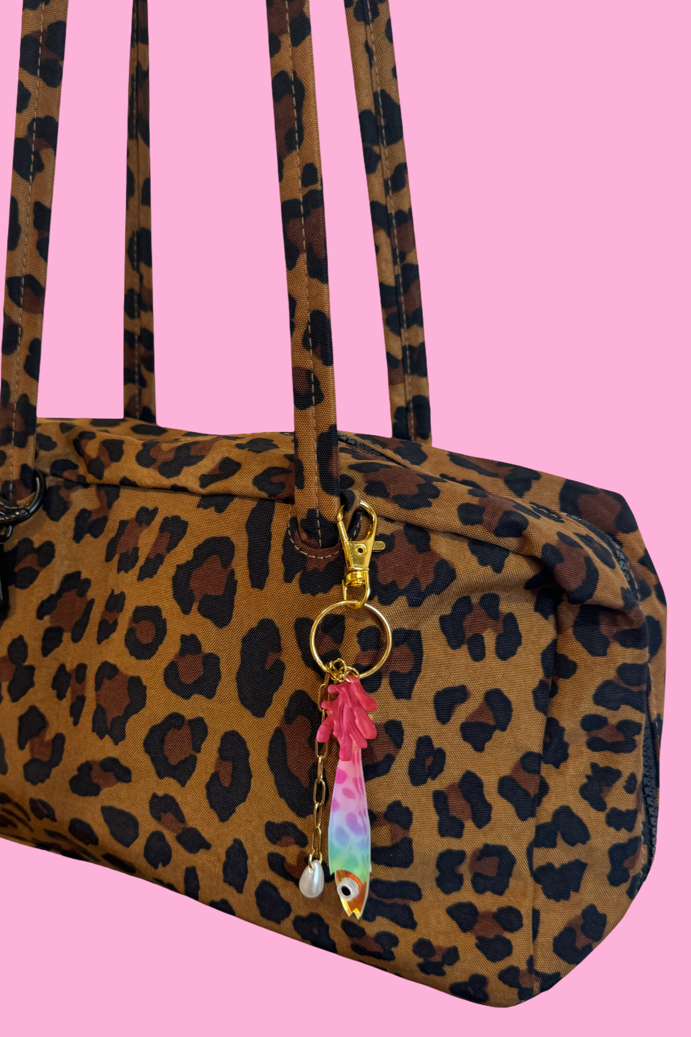 Sardine Bag Charm-Rainbow
