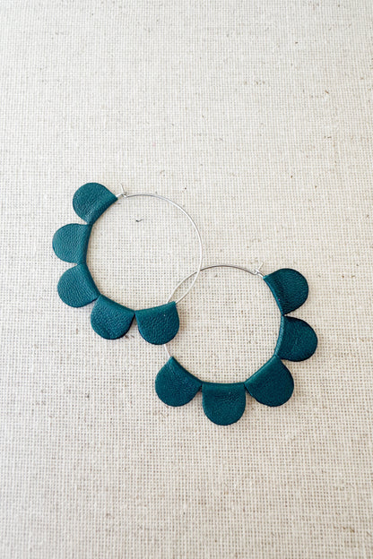 Daisy Hoop Earrings
