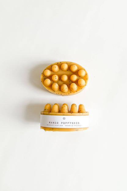 Mango Poppyseed Massage Soap Bar