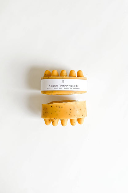 Mango Poppyseed Massage Soap Bar