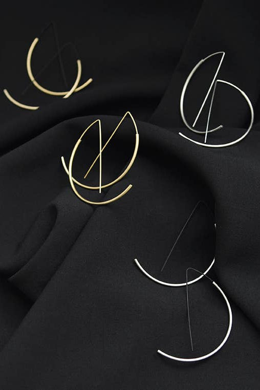 Lune Hoop Earrings