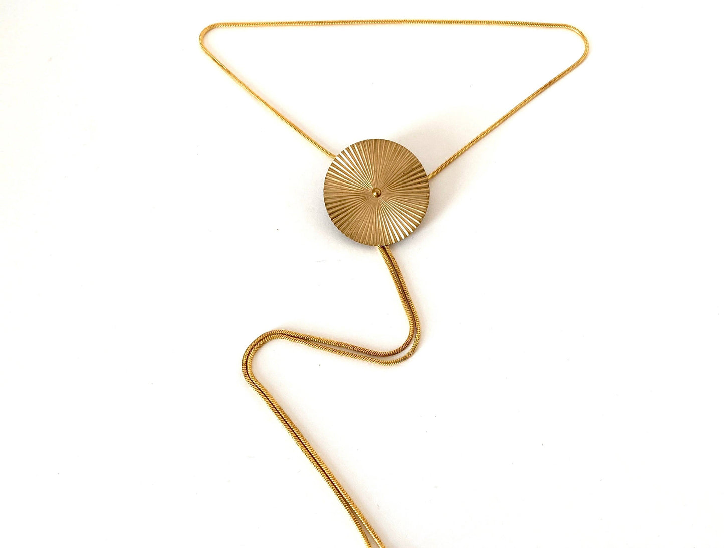 TROLLOP Gold Bolo Tie