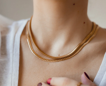 Snake Wheat Stainless Steel Waterproof Necklace