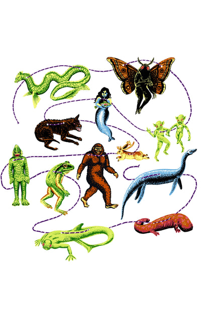 Cryptids of North America Paper Garland