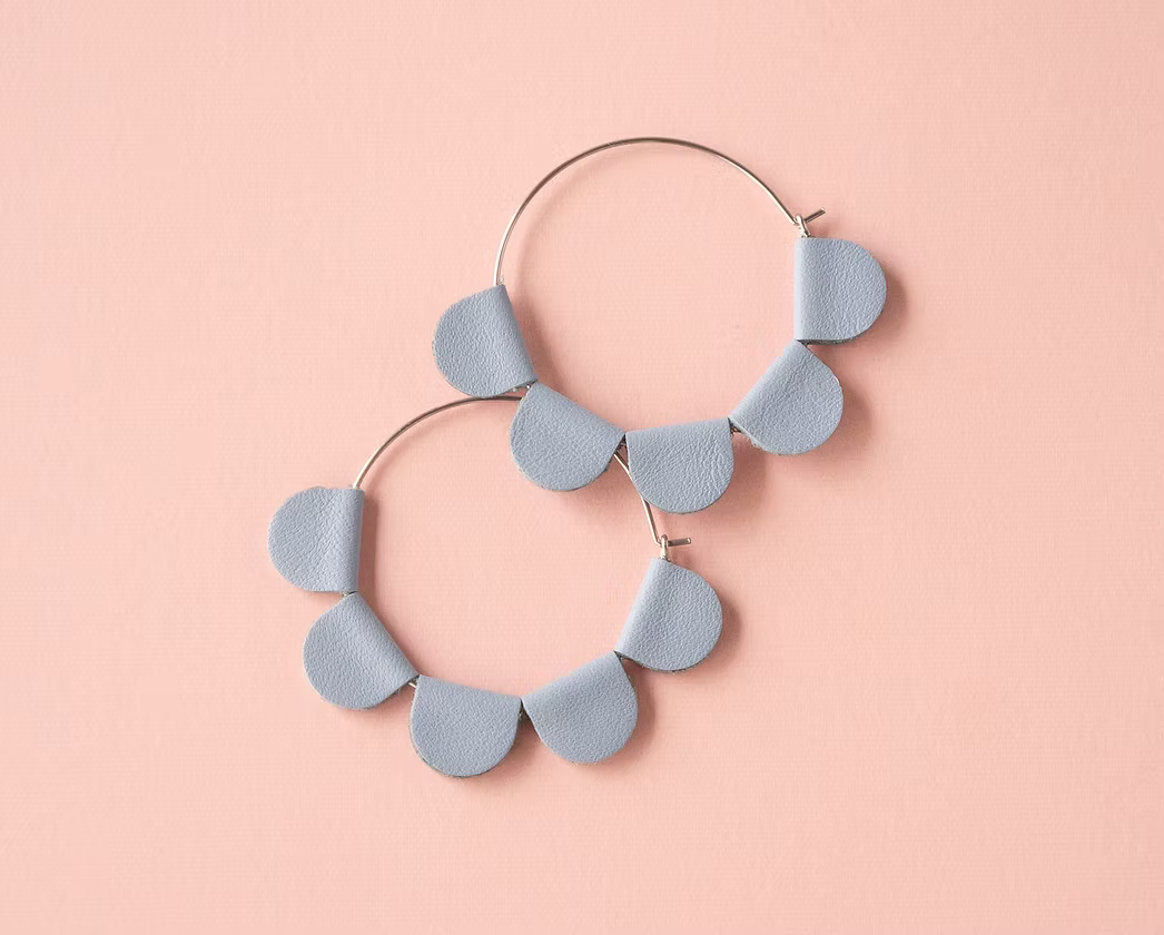 Daisy Hoop Earrings