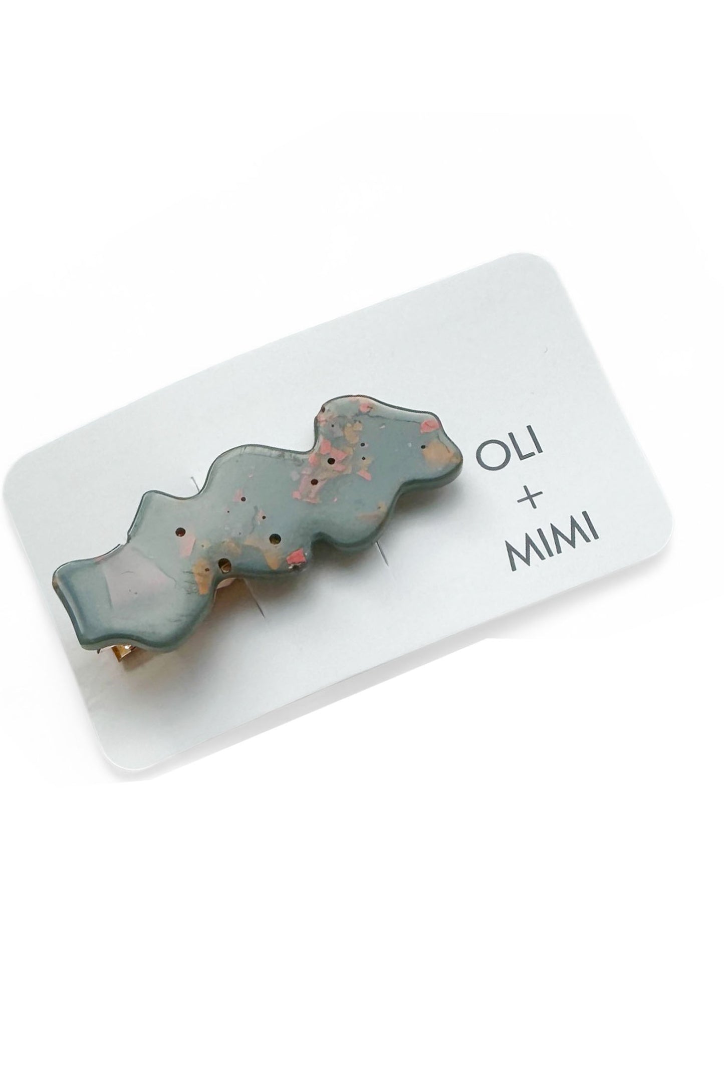 Resin Hair Clips - WAVY