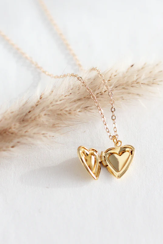 Mini Heart Locket Necklace