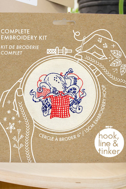 Octopus Complete Embroidery Kit