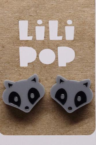 Lili0277 Raccoon Creations Lilipop Studs