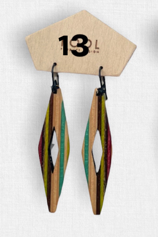 Rhombus Dangle Earrings