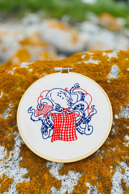Octopus Complete Embroidery Kit