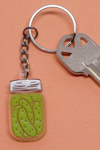 Lili0968  Pickle Jar Keychain