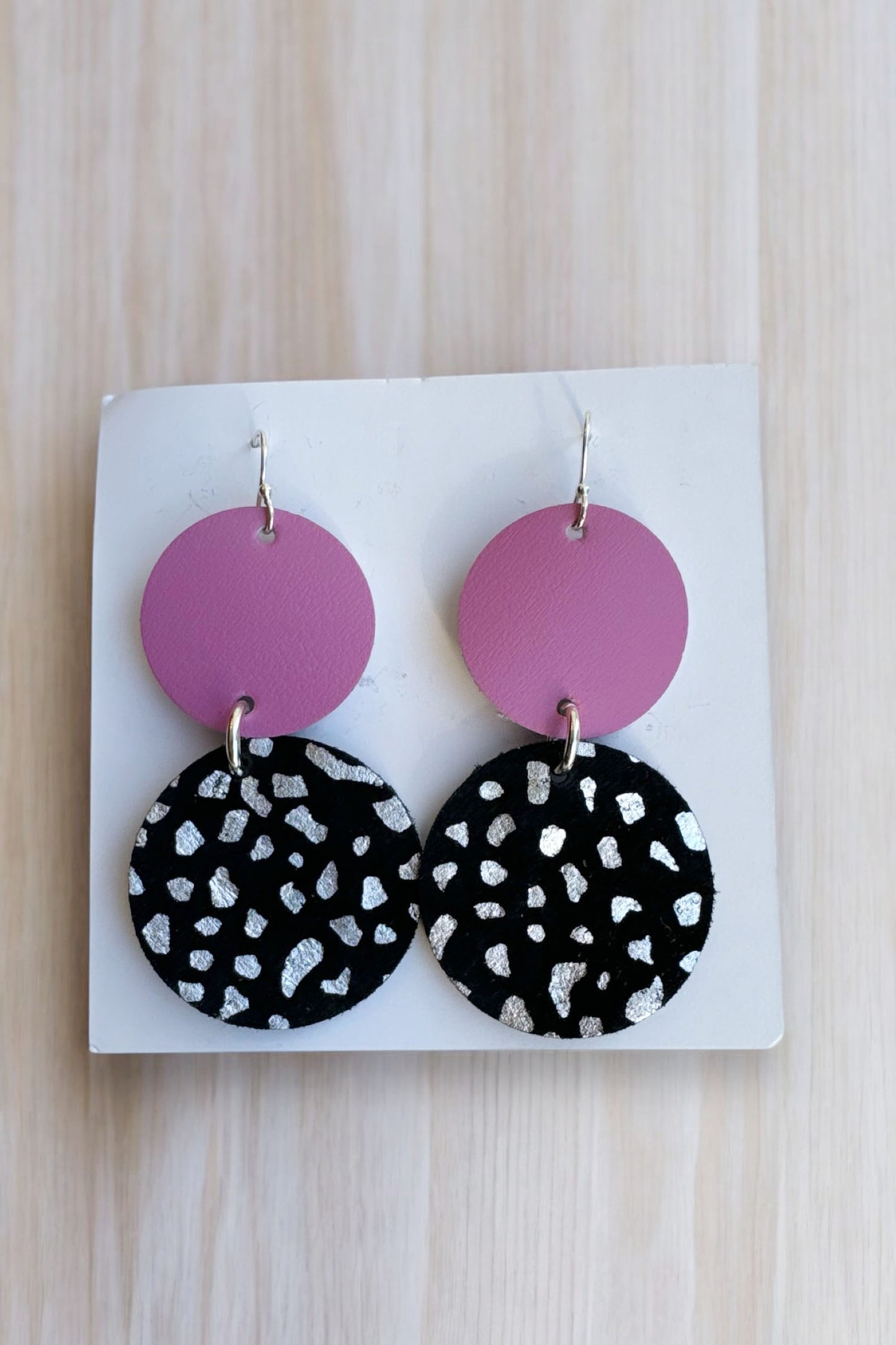 Leather Statement Earrings