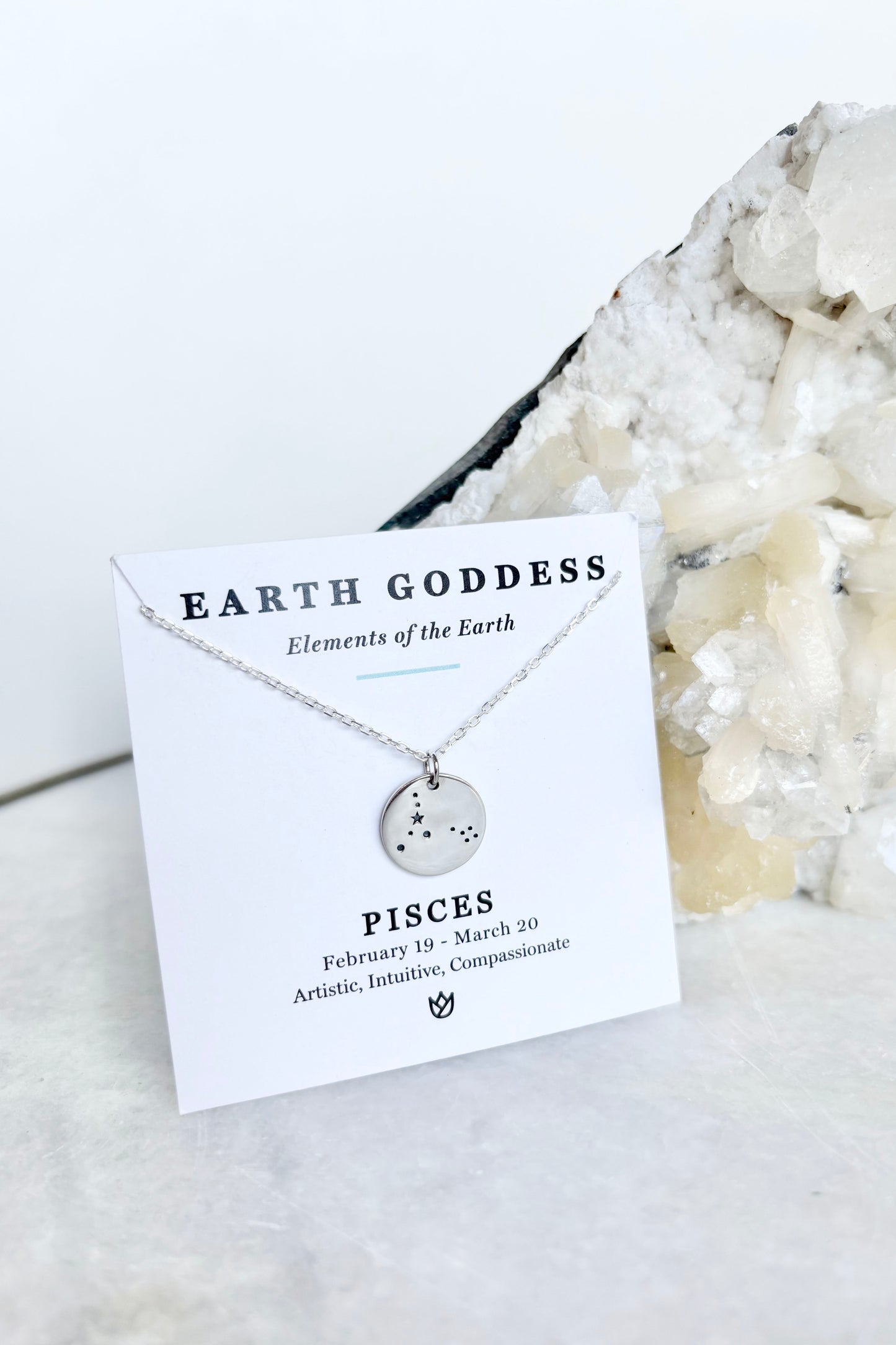 Sterling Silver Astria Zodiac Necklace