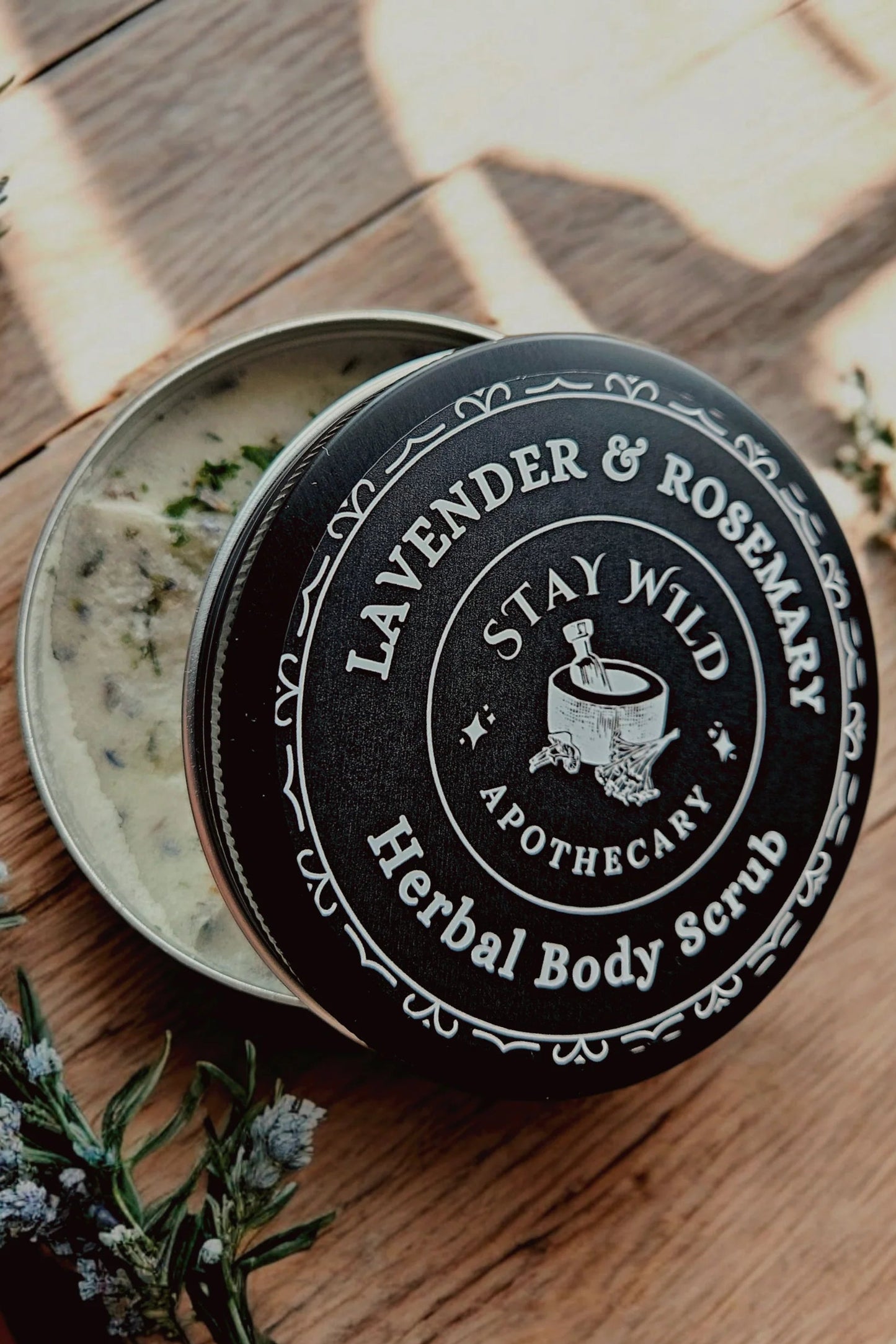 Lavender & Rosemary Herbal Body Scrub