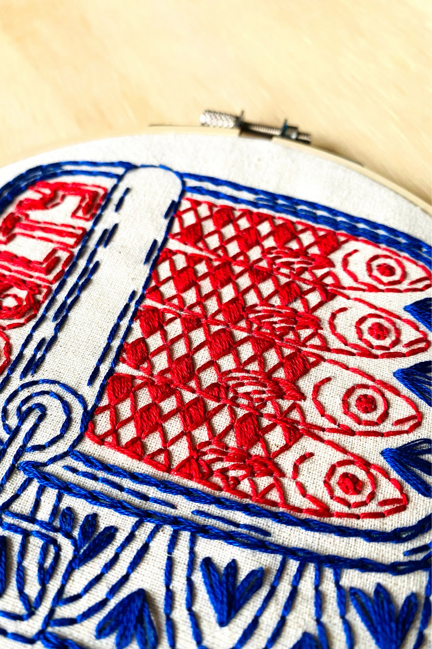 Sardines Complete Embroidery Kit