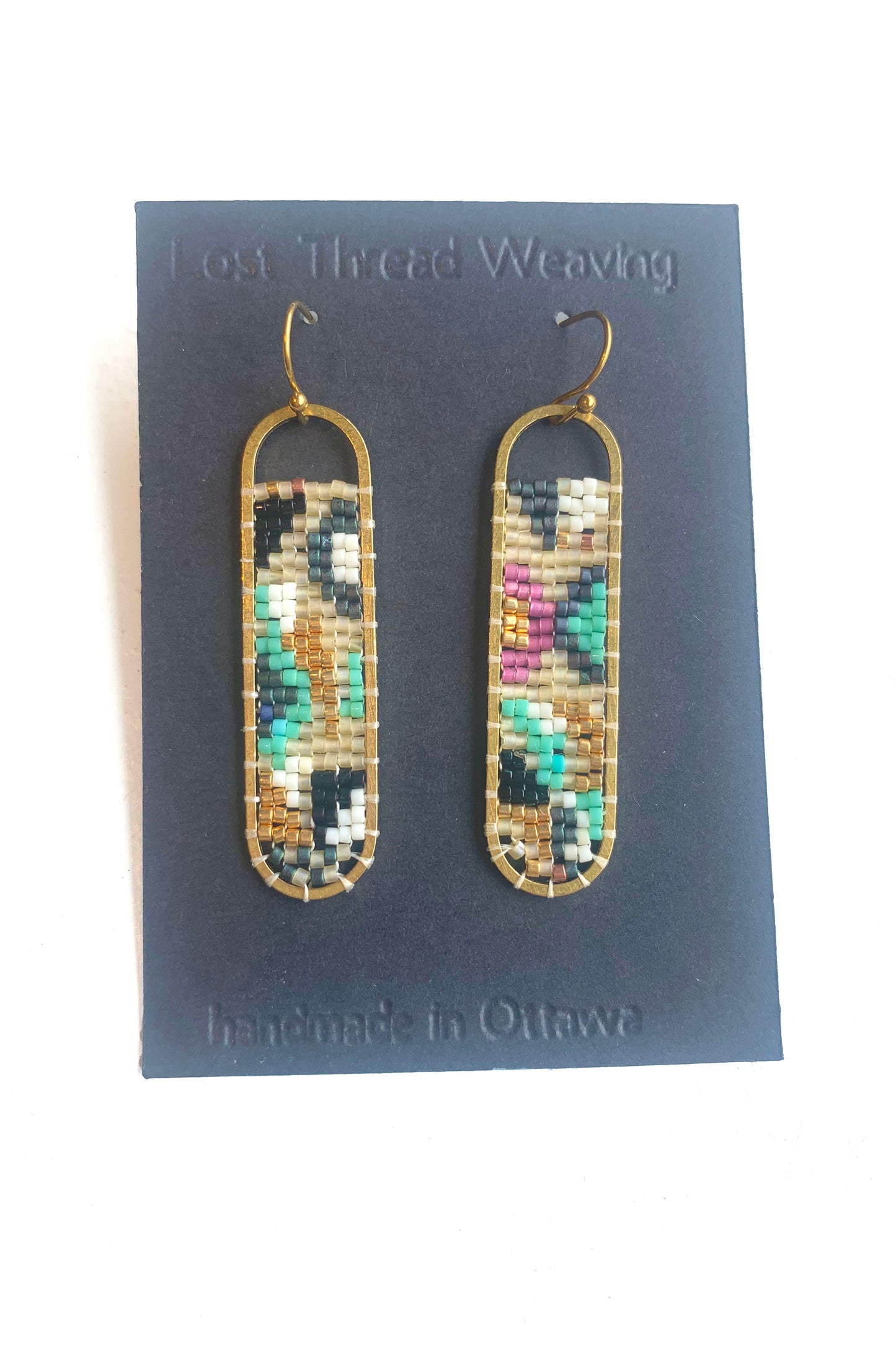 Freya Patterned Earrings - MADE TO ORDER