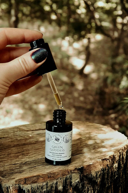 Green Goddess Herbal Face Serum