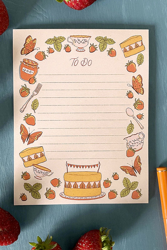 Tea Time To-Do Notepad (25 Page)