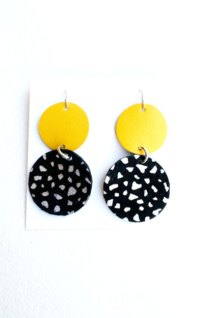 Leather Statement Earrings