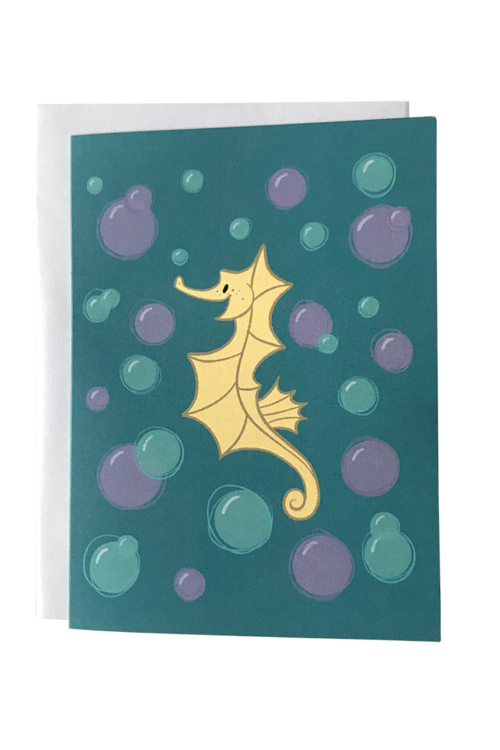 Baby Seahorse Card