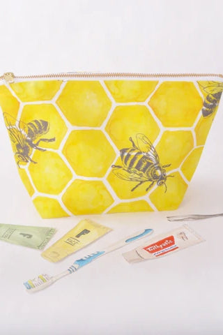 Gold and Ginger Toiletry Pouch