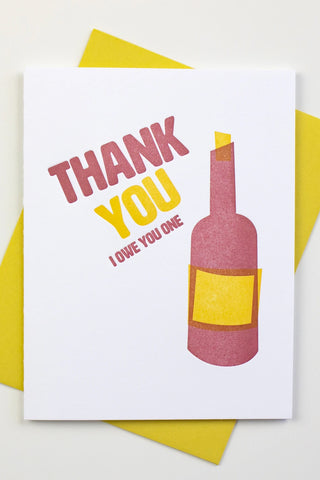 Pizza Thanks Inkwell Originals Card