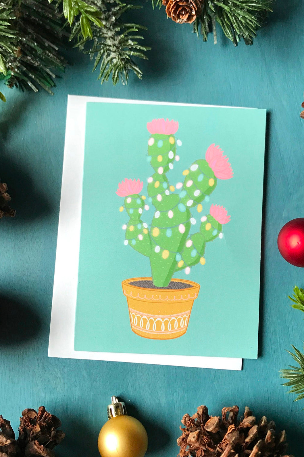 Christmas Cactus Card