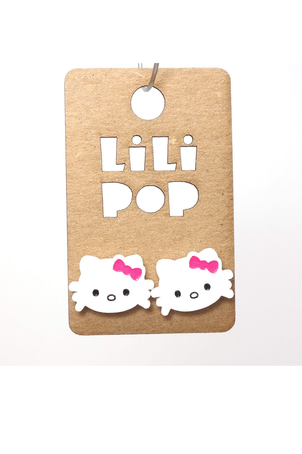 Lili0485 Hello Kitty Acrylic Earrings