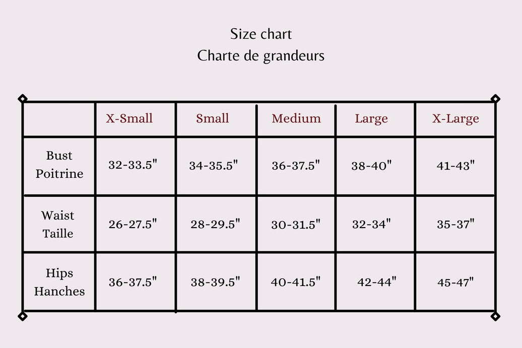 Ramonalisa Size Chart