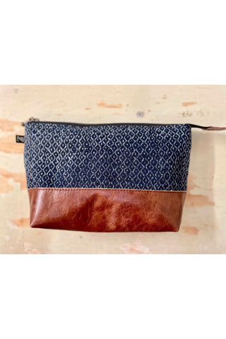La Trousse - Leather and Fabric Pouch