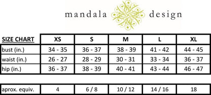 Mandala Size Chart
