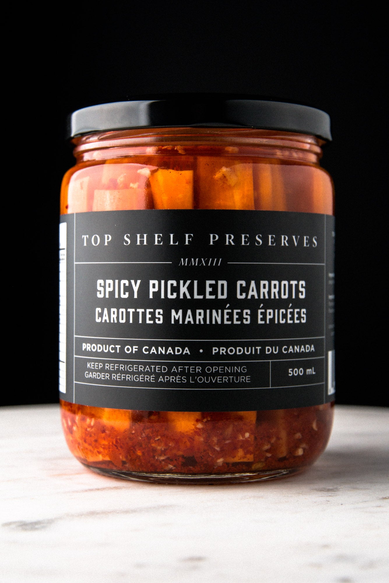 Spicy Pickled Carrots