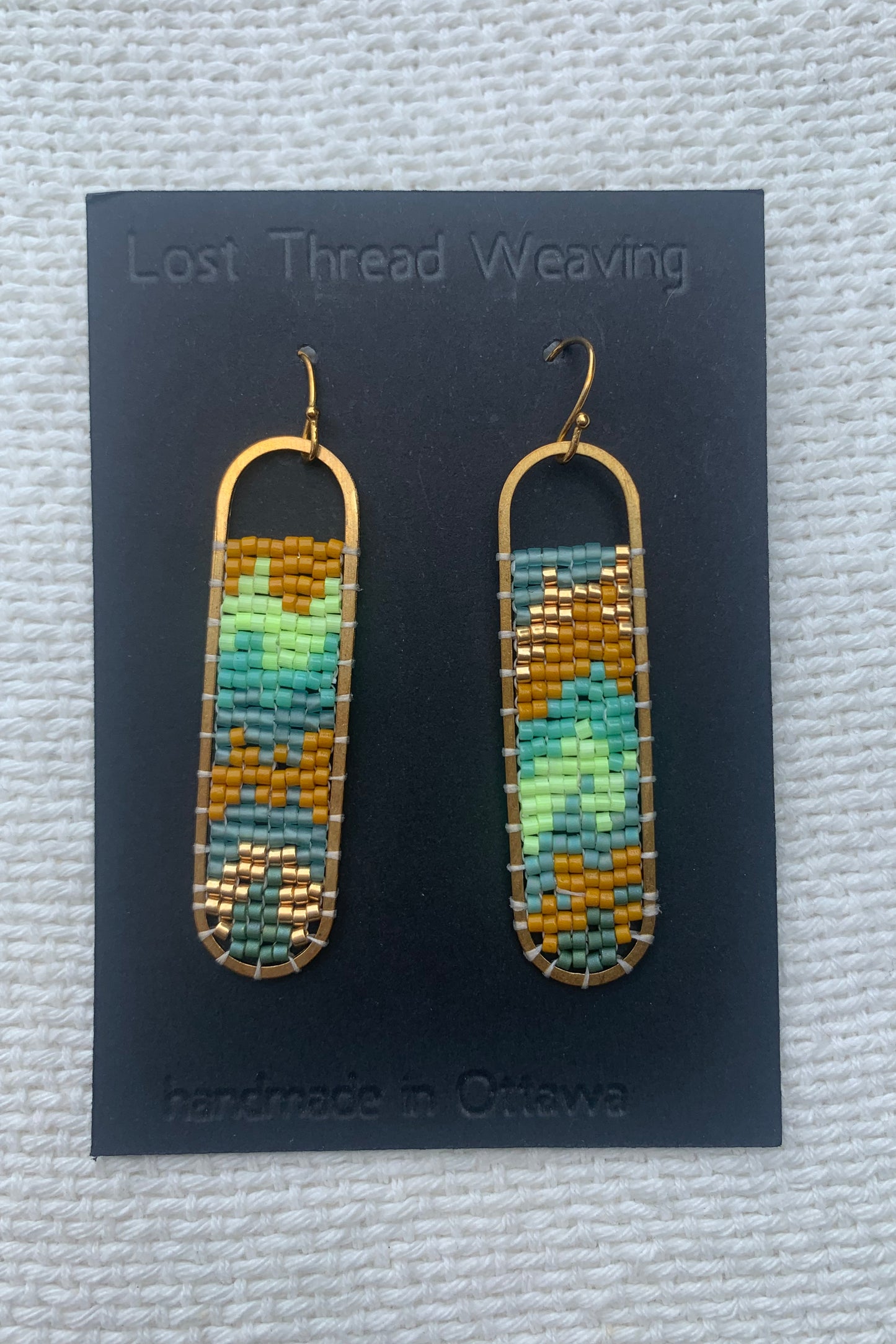 Freya Patterned Earrings - MADE TO ORDER