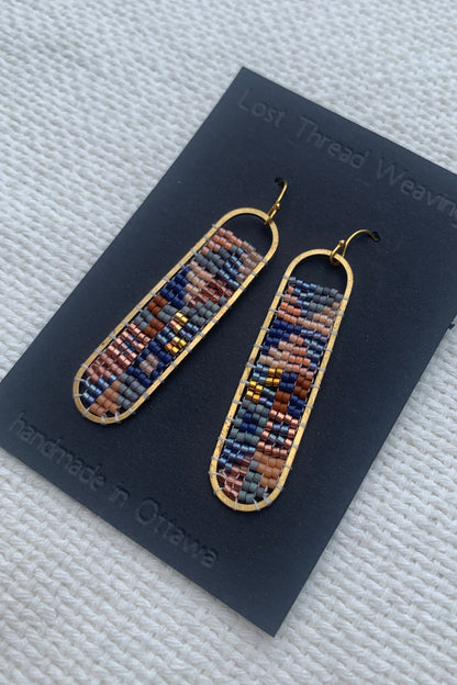 Freya Patterned Earrings - MADE TO ORDER