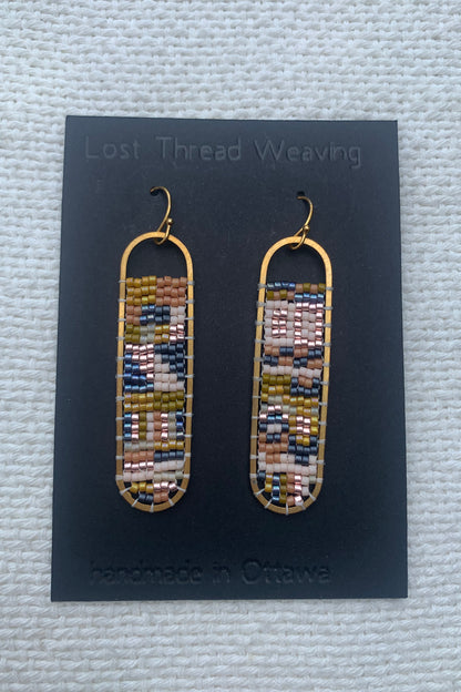 Freya Patterned Earrings - MADE TO ORDER