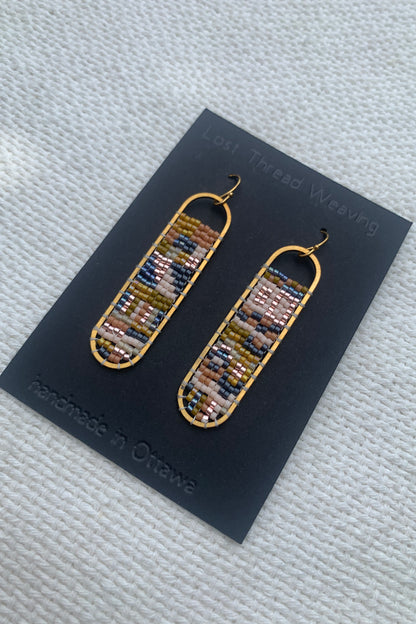 Freya Patterned Earrings - MADE TO ORDER