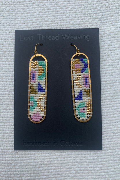 Freya Patterned Earrings - MADE TO ORDER