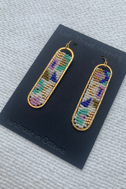 Freya Patterned Earrings - MADE TO ORDER