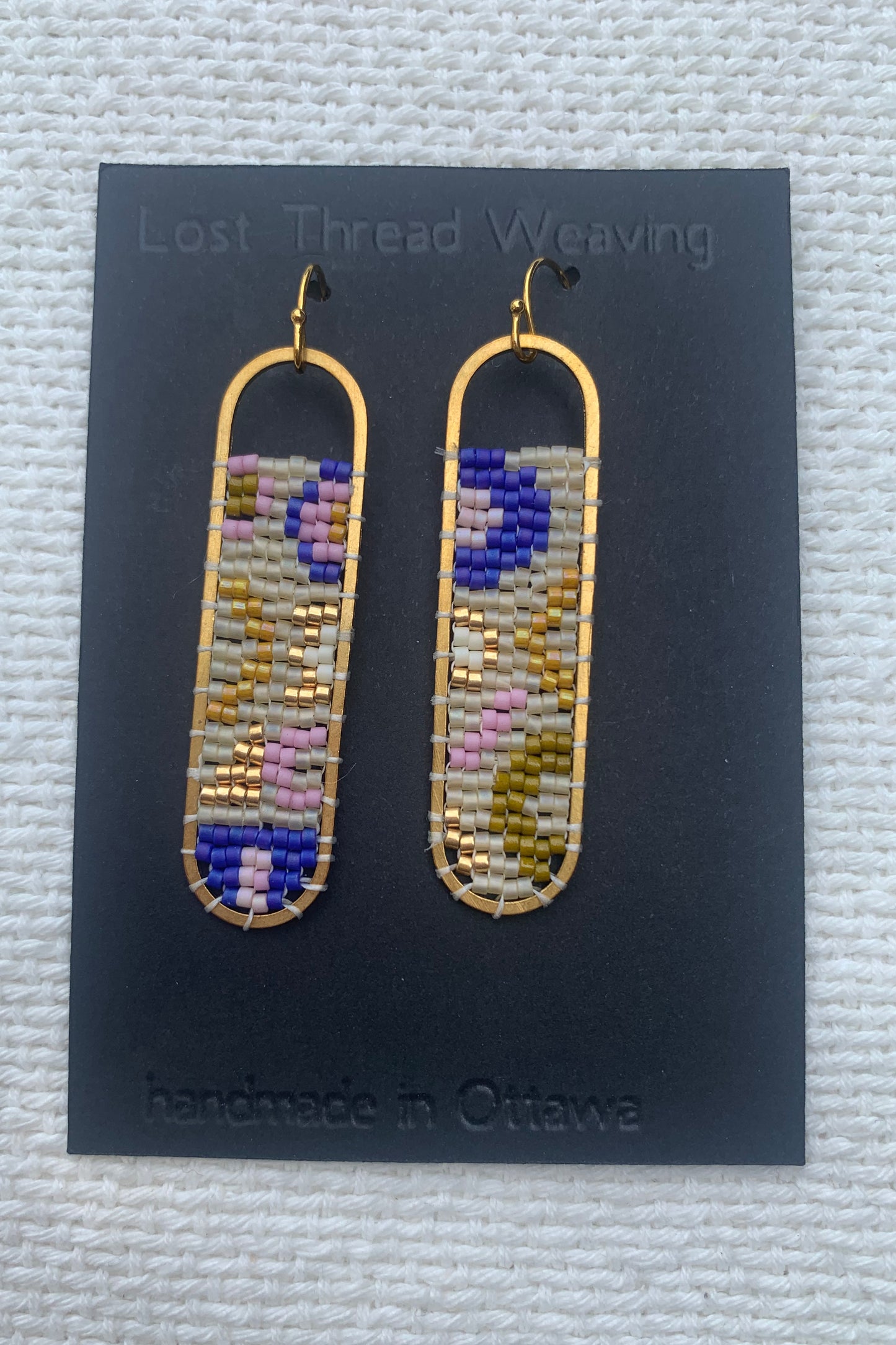 Freya Patterned Earrings - MADE TO ORDER