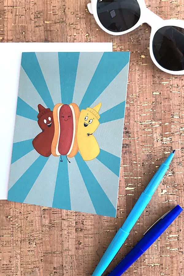 Hot Dog Cards