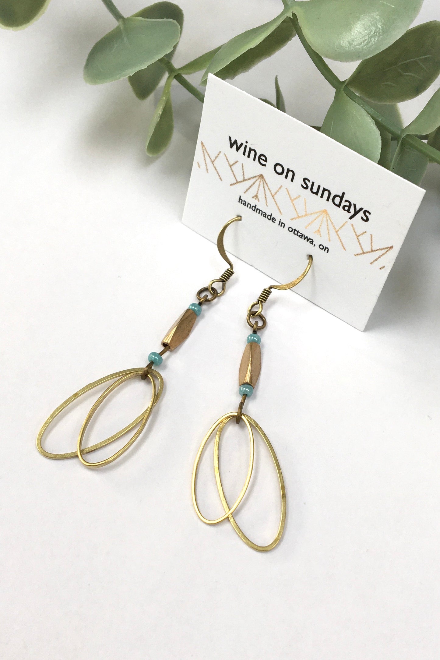 Light Dangling Statement Earrings