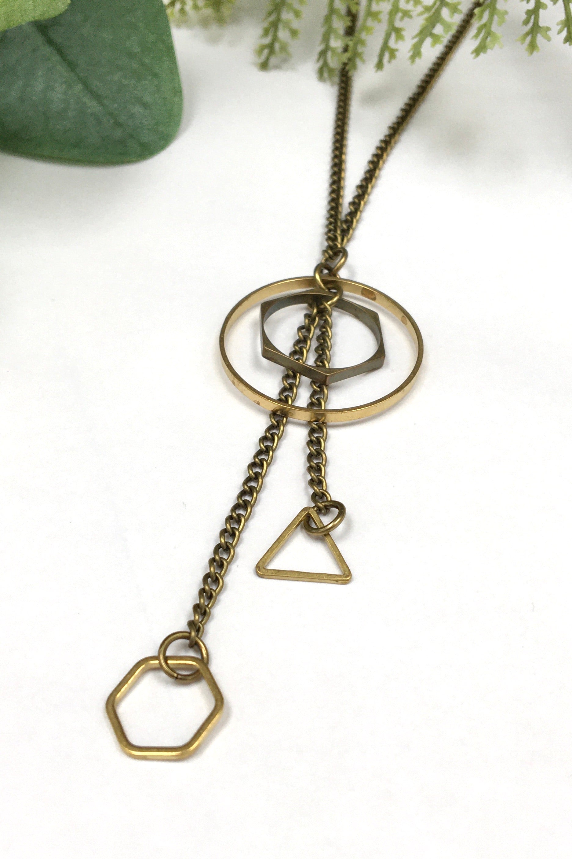 Geometric Charm Necklace