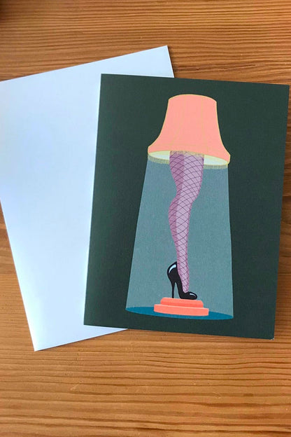 Leg Lamp Christmas Card